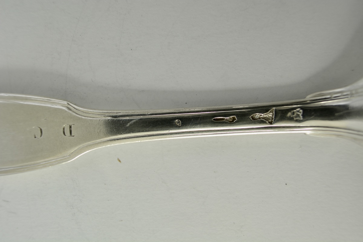 18th-century Silver Fork From Paris. -photo-3
