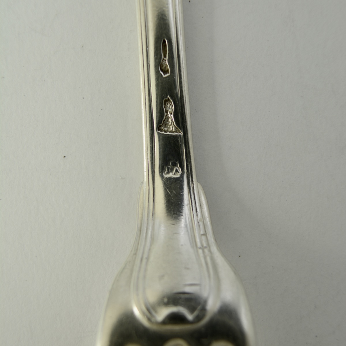 18th-century Silver Fork From Paris. -photo-4