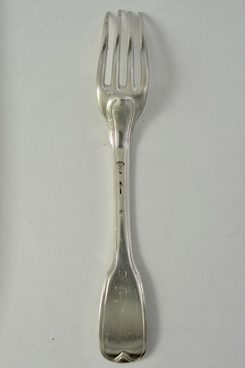18th-century Silver Fork From Paris. 