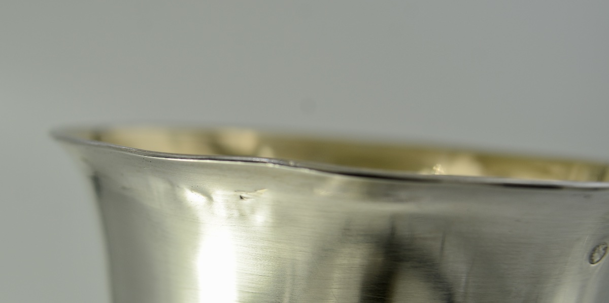Calice et patene en argent France XIXe siecle . -photo-3