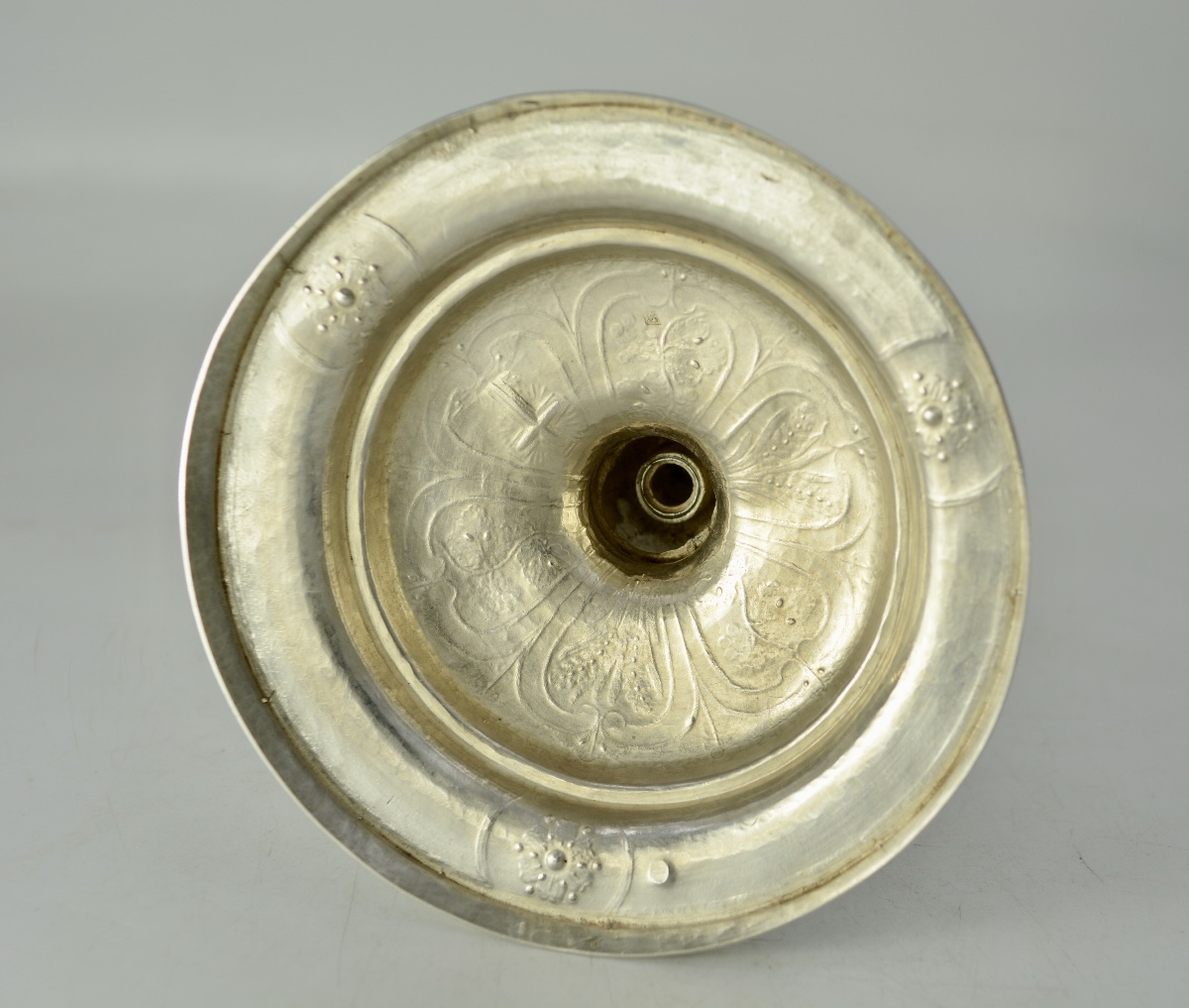 Calice et patene en argent France XIXe siecle . -photo-6