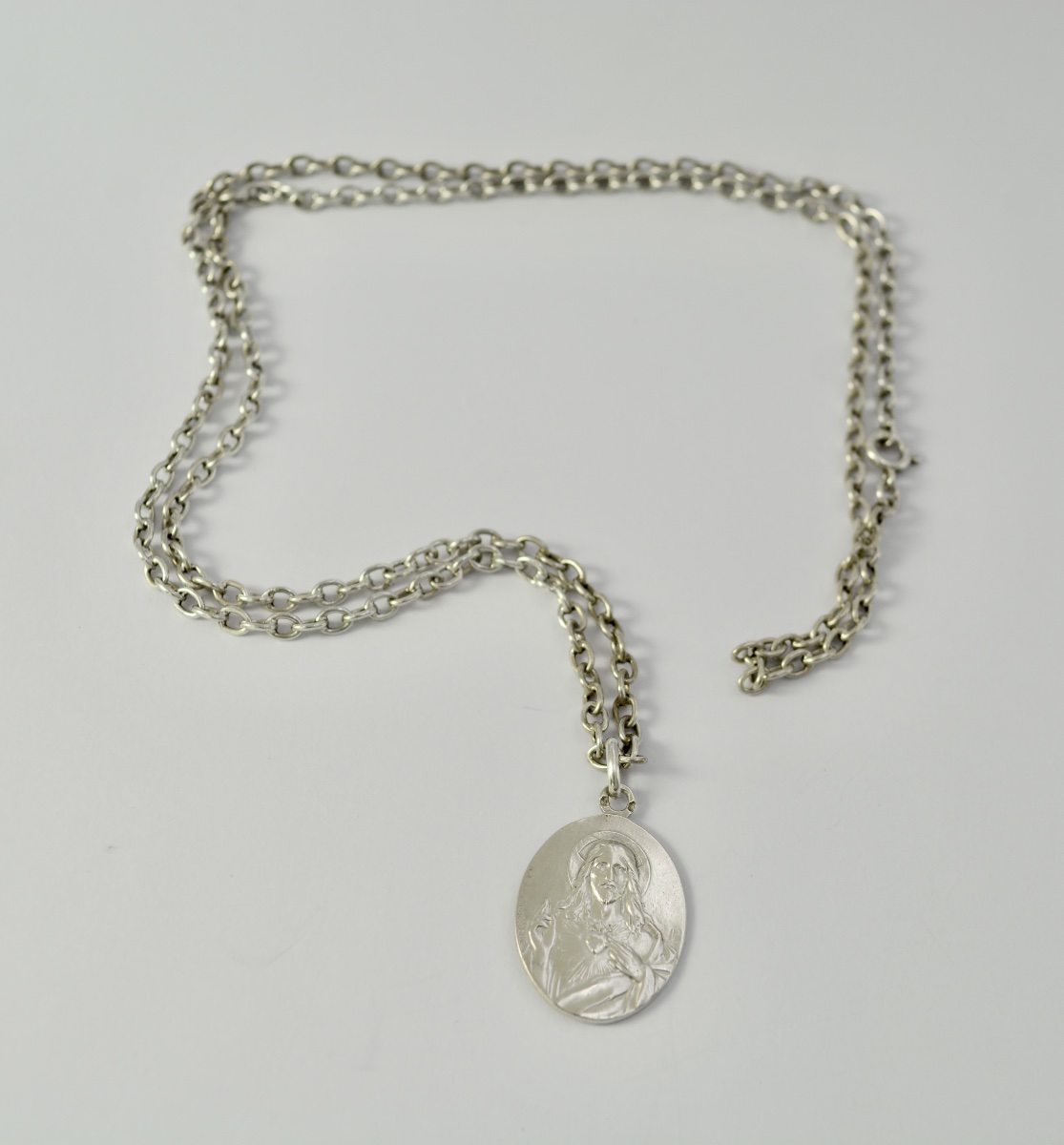 Silver Medallion, Circa 1900, By Lasserre. -photo-3