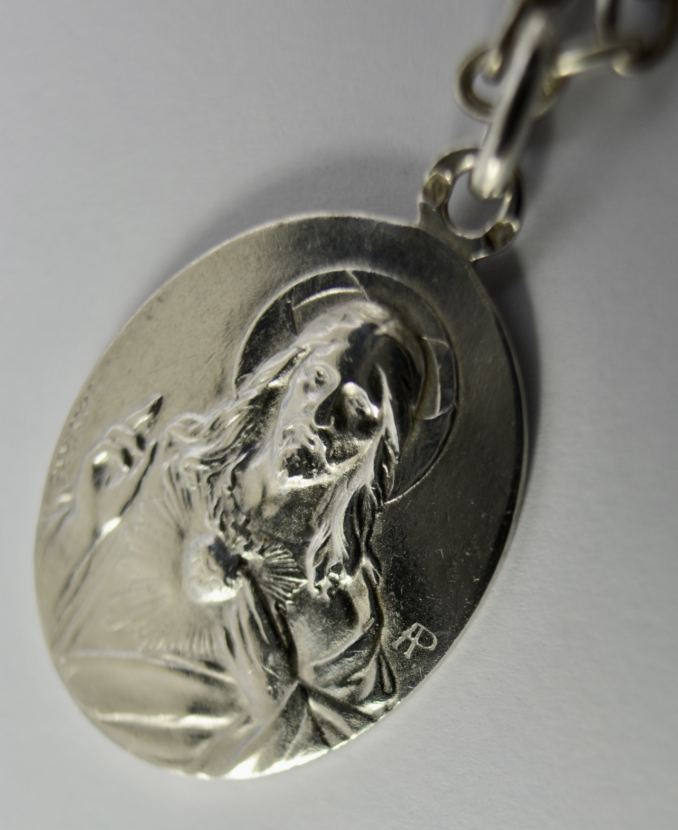 Silver Medallion, Circa 1900, By Lasserre. -photo-4