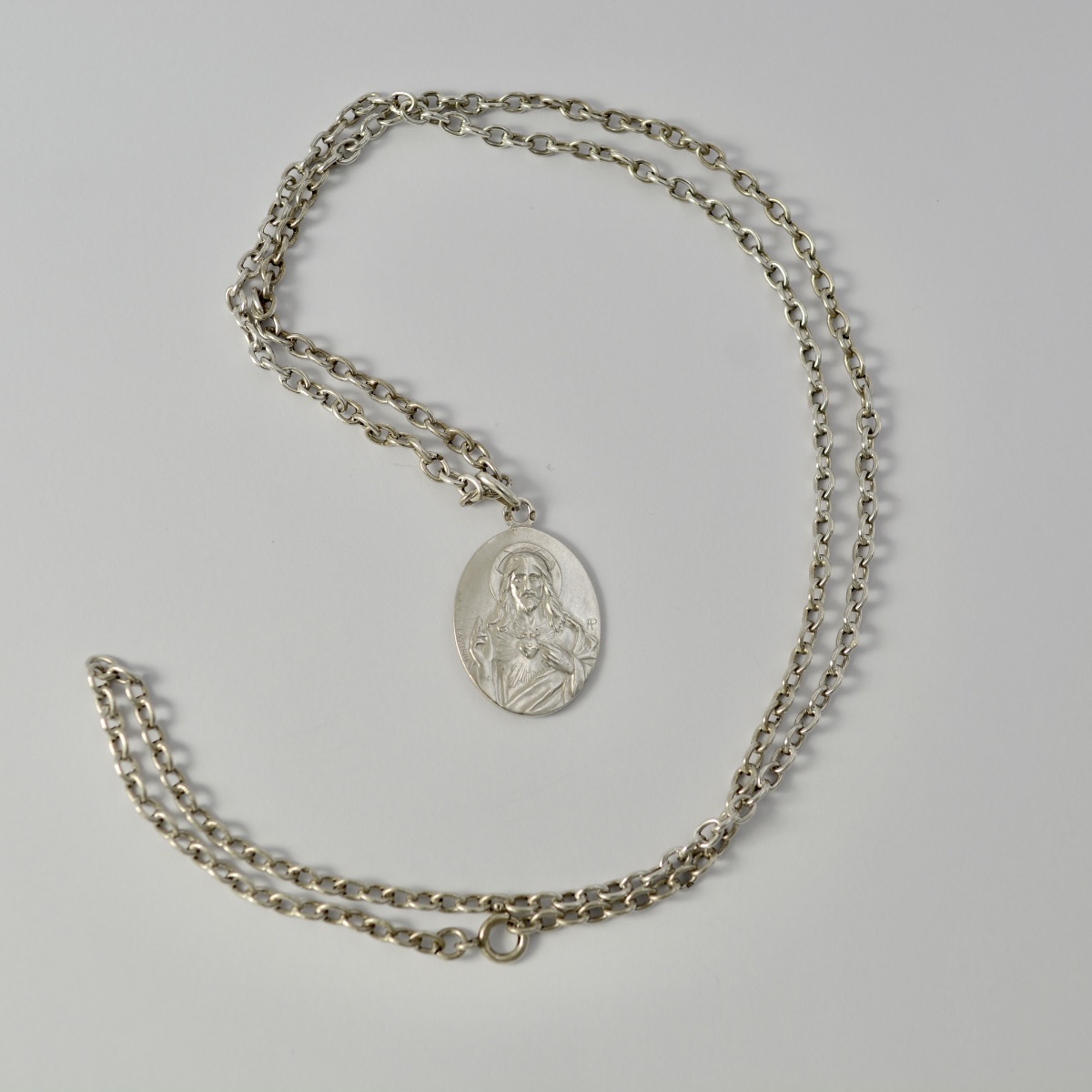 Silver Medallion, Circa 1900, By Lasserre. -photo-8
