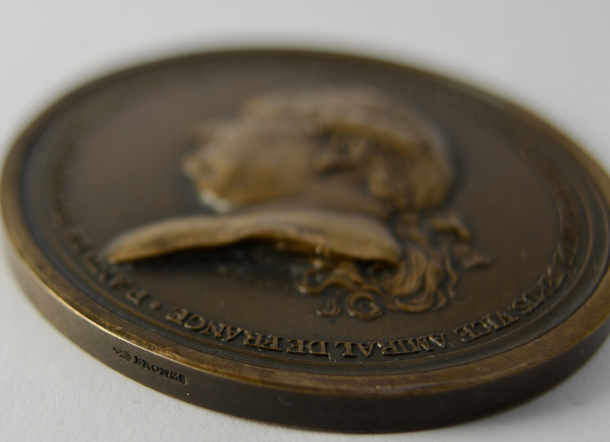 Medaille bronze  Pierre-André de Suffren, 1784-photo-1