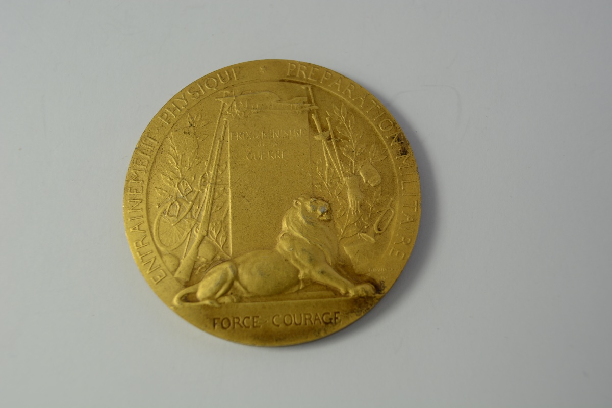 Medaille argent doré, " Pro Patria"  France 1911-photo-3