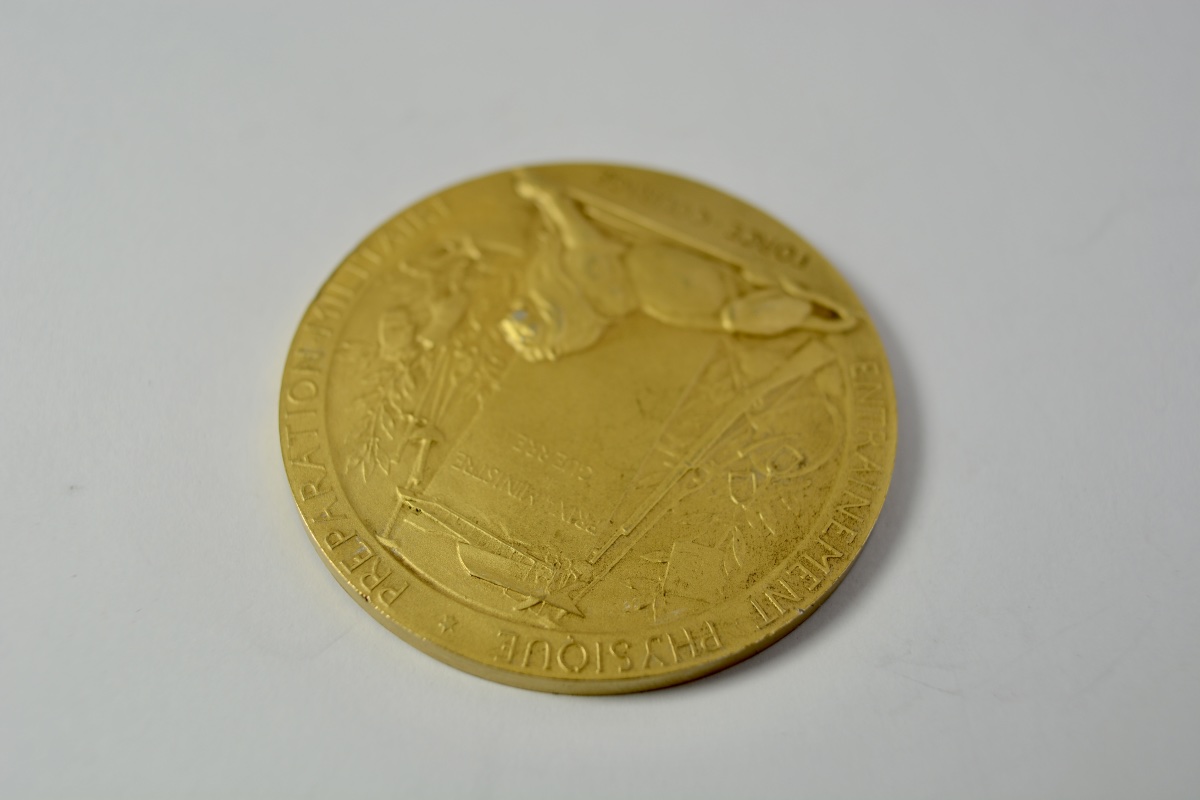 Medaille argent doré, " Pro Patria"  France 1911-photo-4
