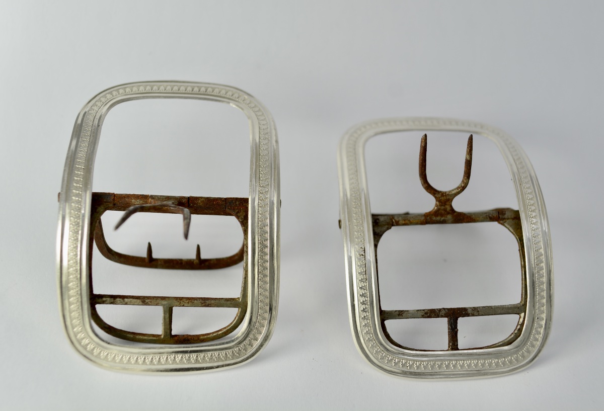boucles de souliers en argent – Paris, début du XIXe-photo-3
