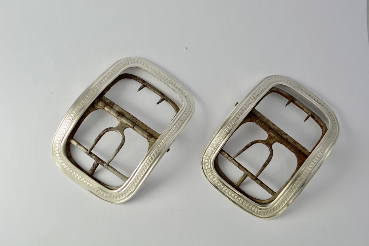 boucles de souliers en argent – Paris, début du XIXe