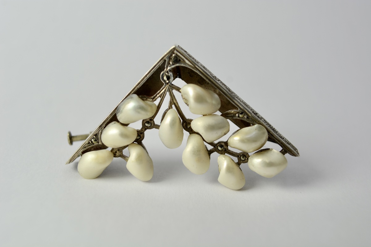 Broche en argent de style Art Nouveau – France, vers 1930-photo-2