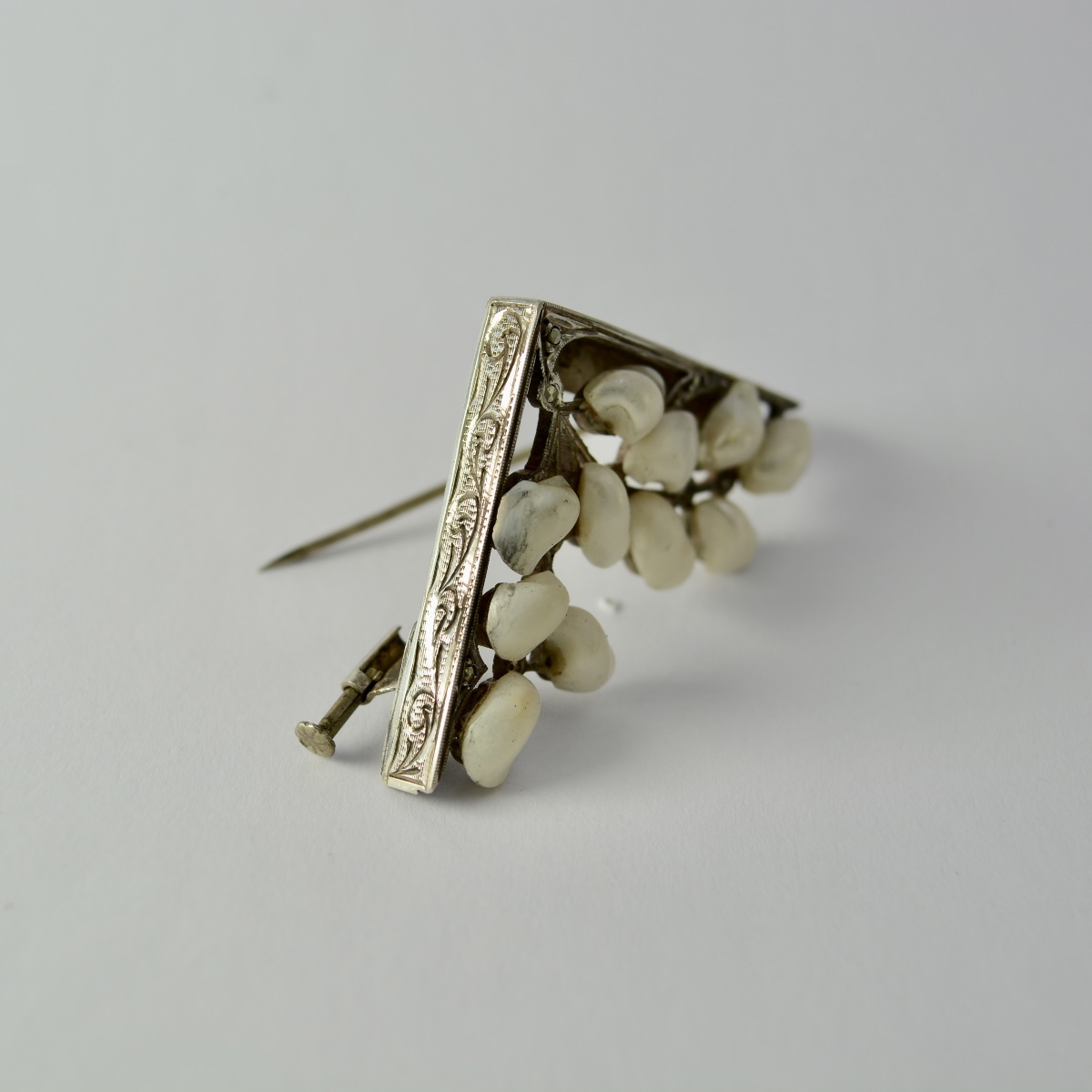 Broche en argent de style Art Nouveau – France, vers 1930-photo-3