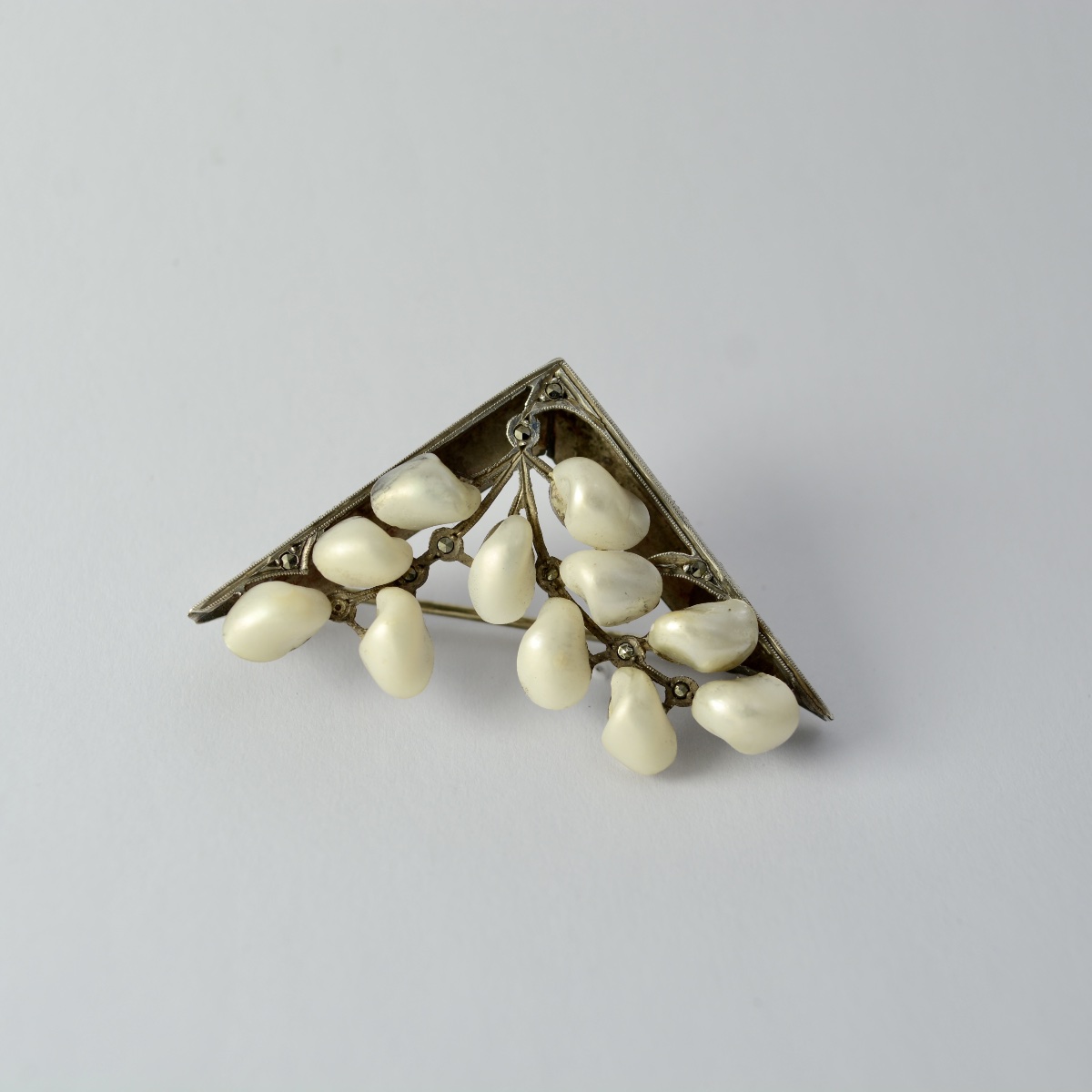 Broche en argent de style Art Nouveau – France, vers 1930-photo-2