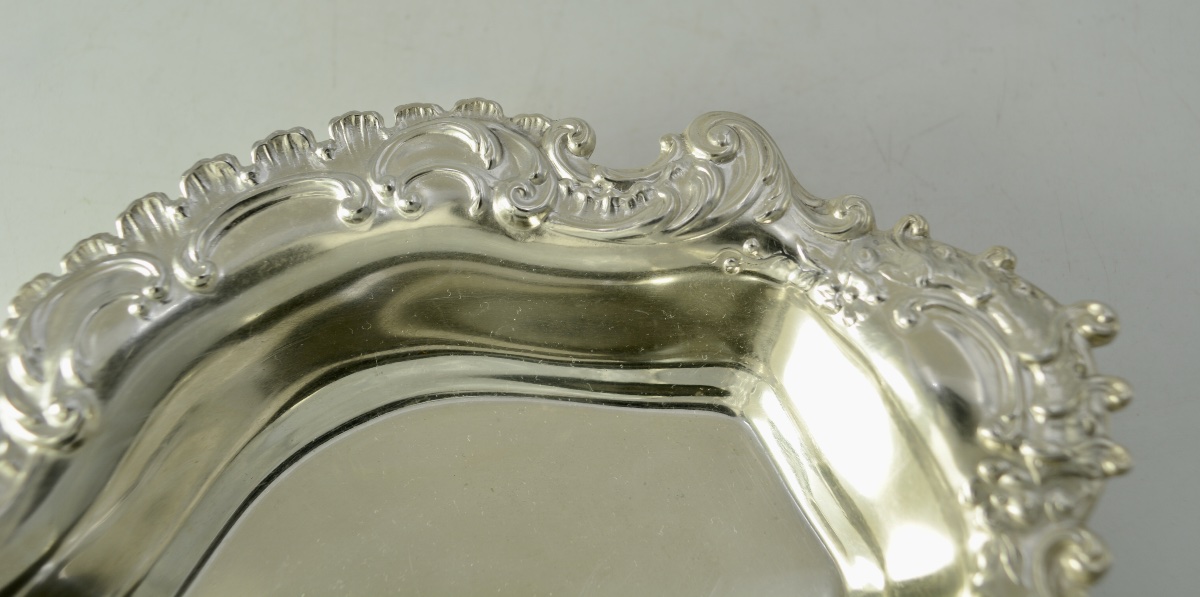 panier / vide poche argent sterling par Reed&Barton -photo-3