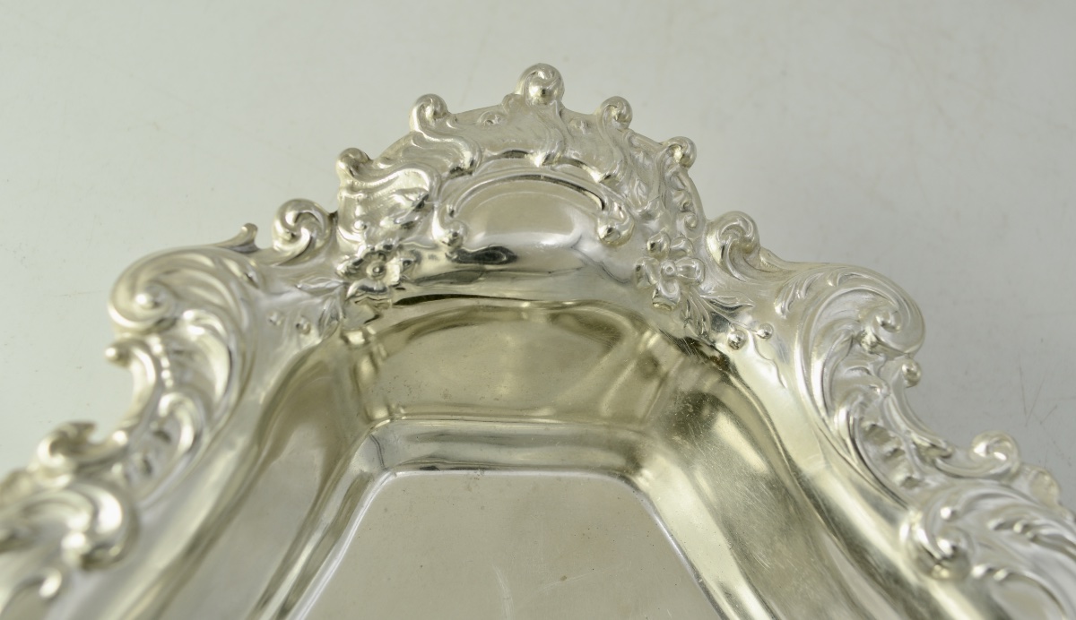 panier / vide poche argent sterling par Reed&Barton -photo-4