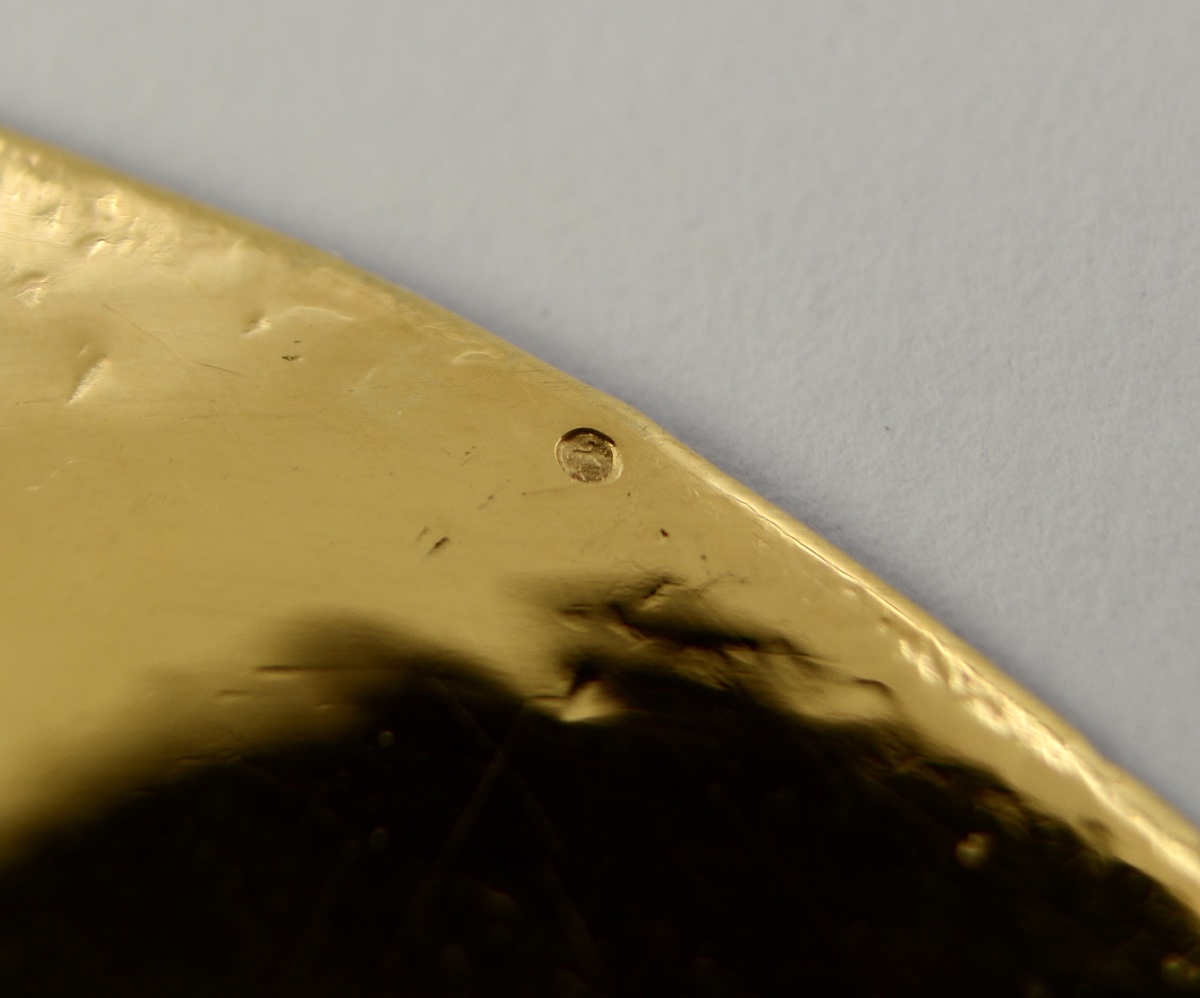 Gilded Silver Paten For A Large Chalice. -photo-4