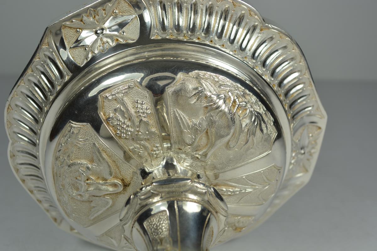 Chalice In Silver And Vermeil Patène Chest France 1798-1809-photo-5