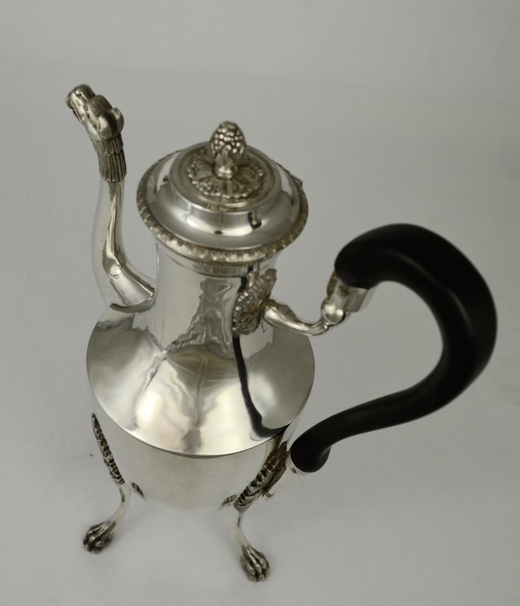 Silver Jug, France 1798-1809 By Milleraud Bouty-photo-2