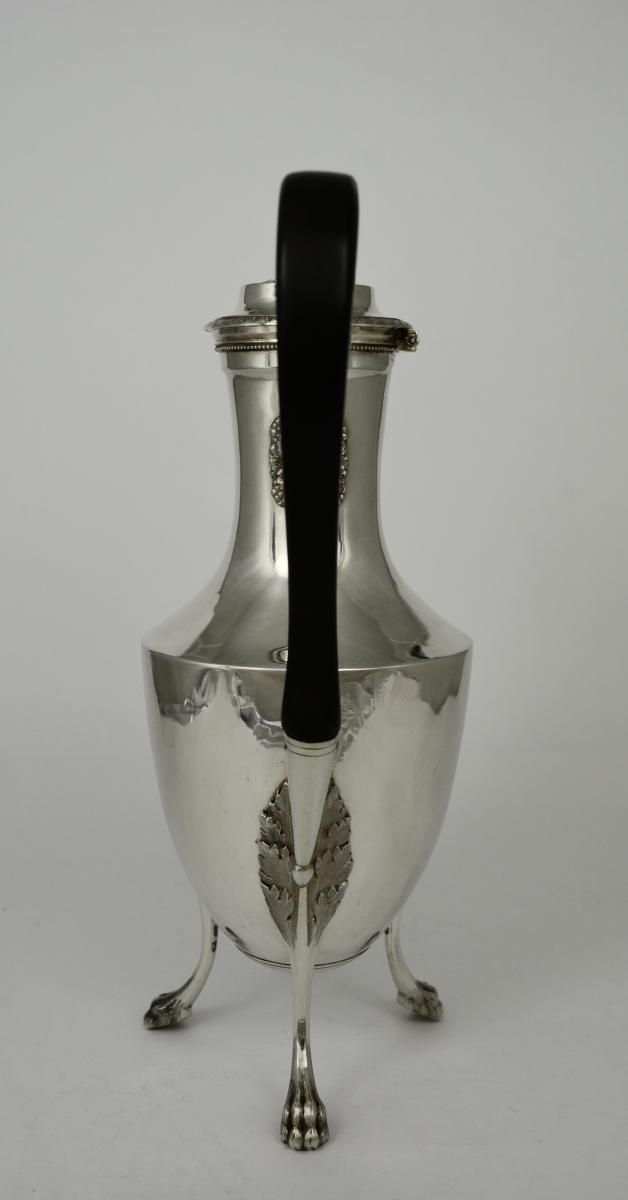 Silver Jug, France 1798-1809 By Milleraud Bouty-photo-1