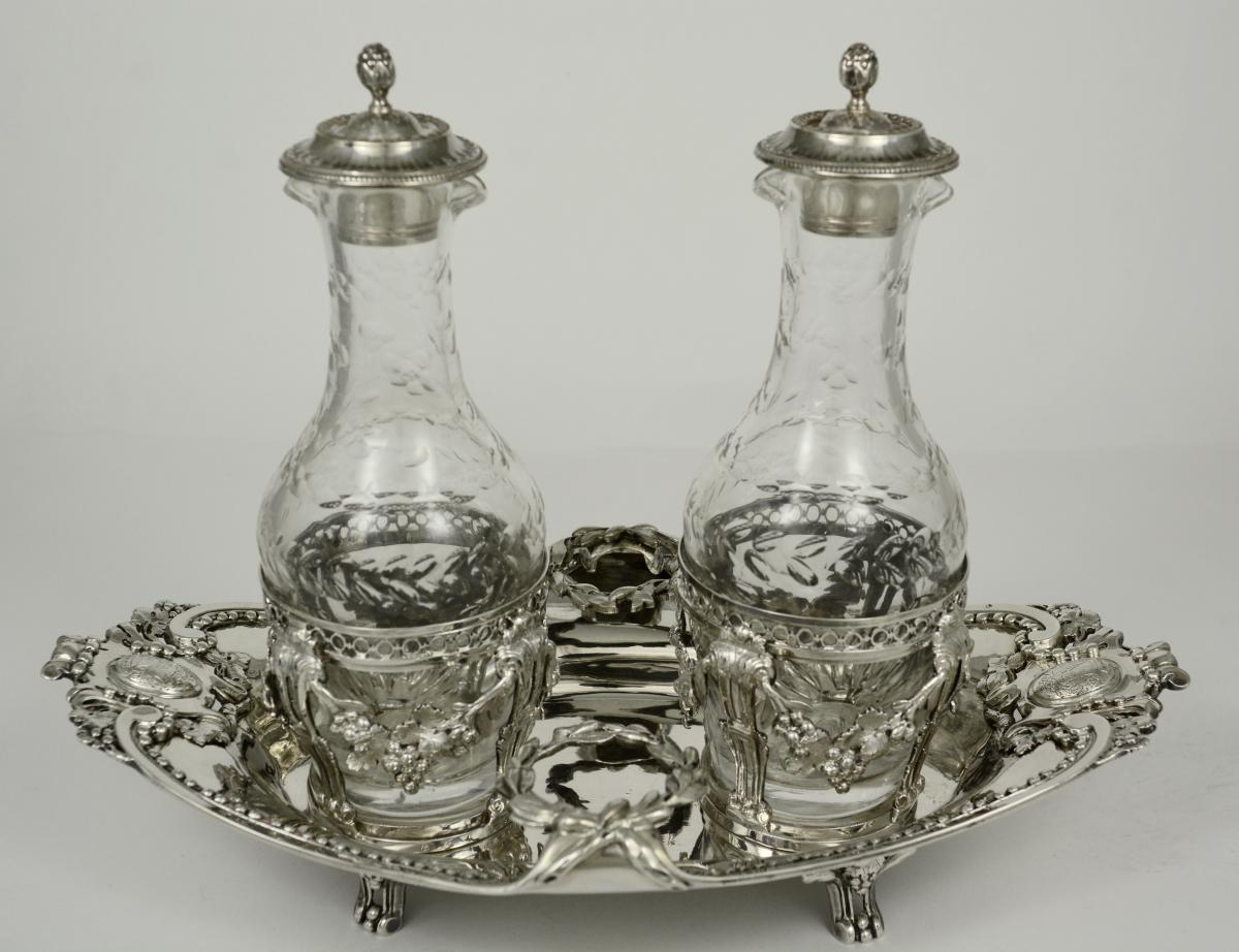 Silver Cruet-vinaigrier, France Paris 18th Century