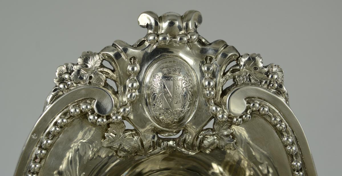 Silver Cruet-vinaigrier, France Paris 18th Century-photo-1