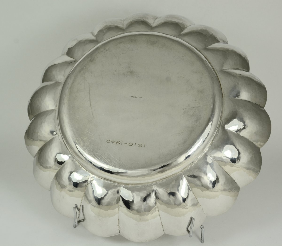 Puiforcat, Silver Polylobé Dish, France Circa 1940-photo-2