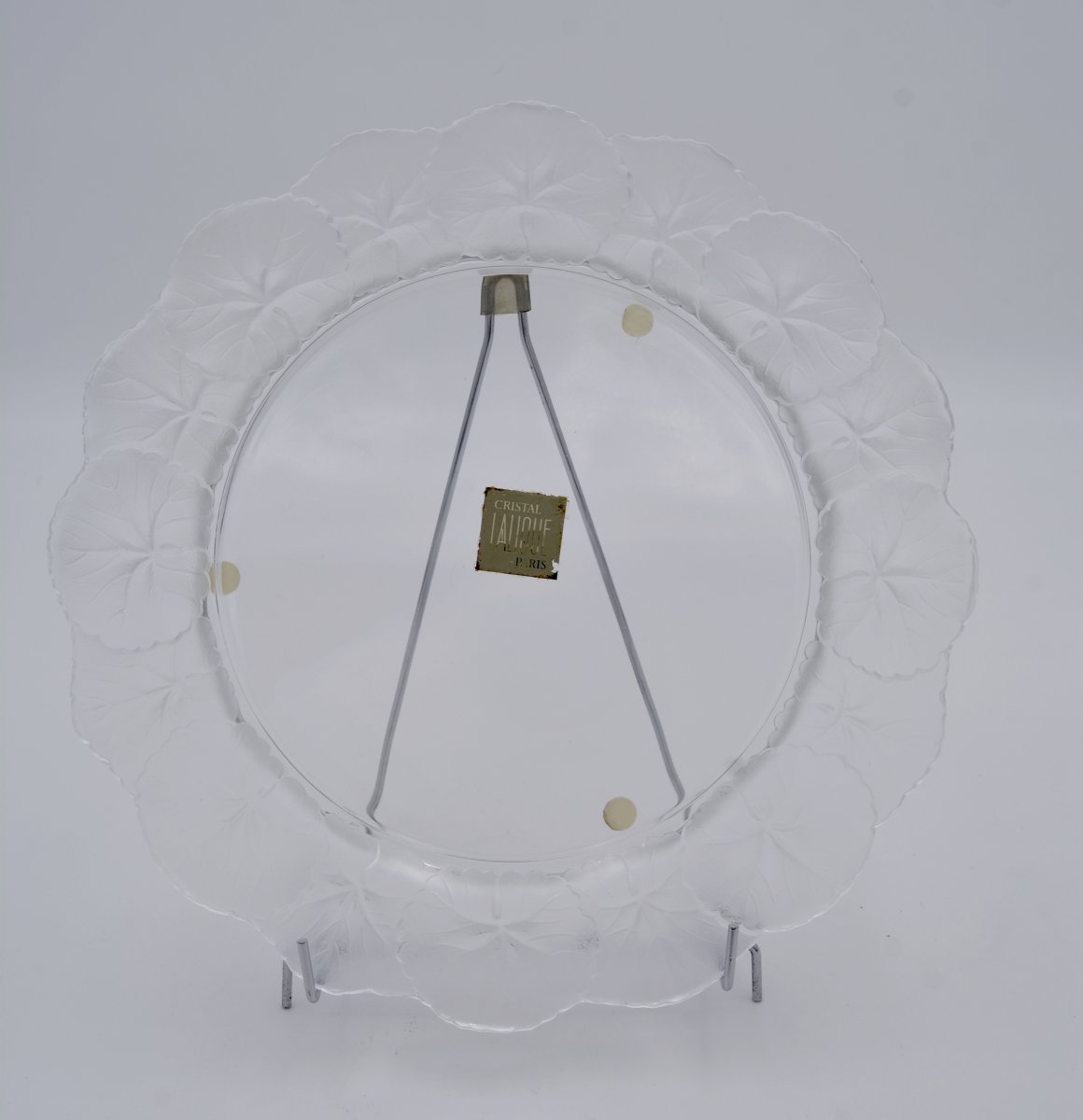 Lalique France, Assiette Du Modèle Honfleur