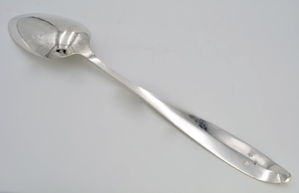 Silver Spoon Spoon, Foreign Work Northern Europe Early 20th Century-photo-1