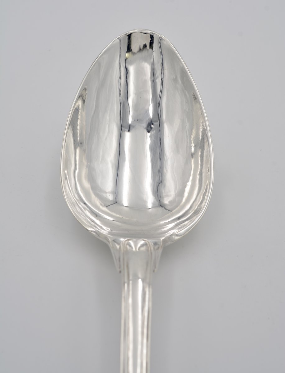 Silver Spoon Spoon, Foreign Work Northern Europe Early 20th Century-photo-3