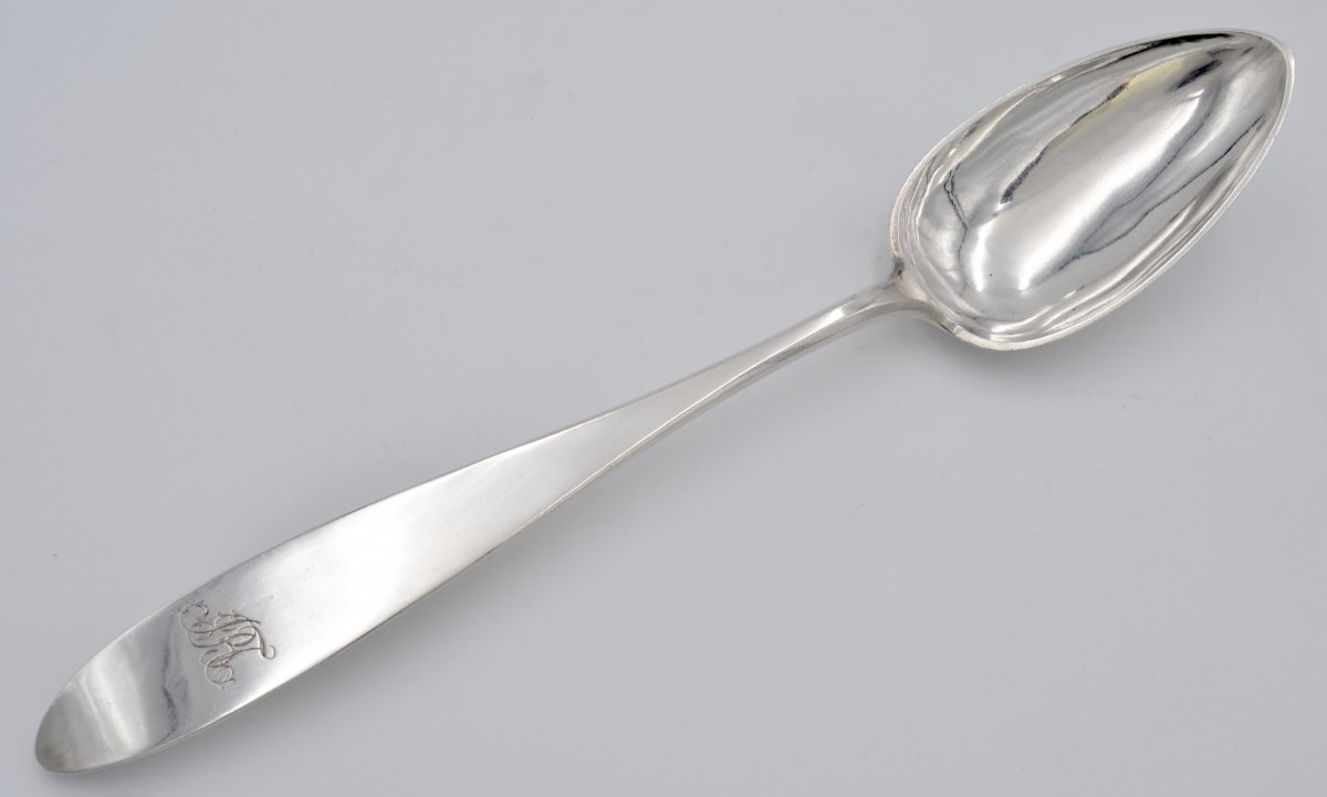 Silver Spoon Spoon, Foreign Work Northern Europe Early 20th Century-photo-6