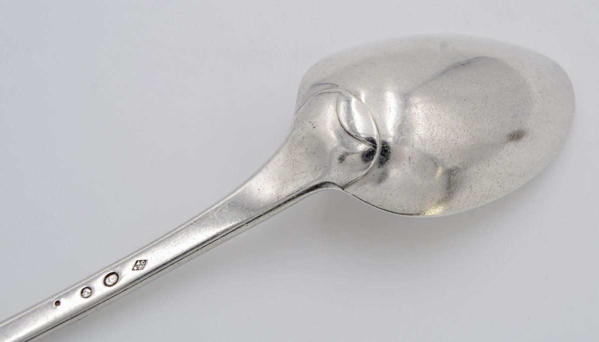 Cuillère à Ragout En Argent,  France 1809-1819  -photo-4