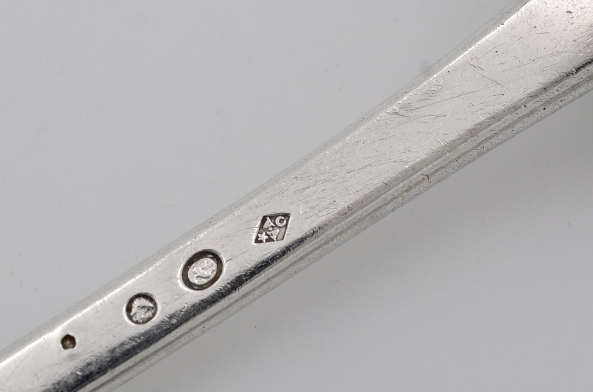 Silver Ragout Spoon, France 1809-1819-photo-5