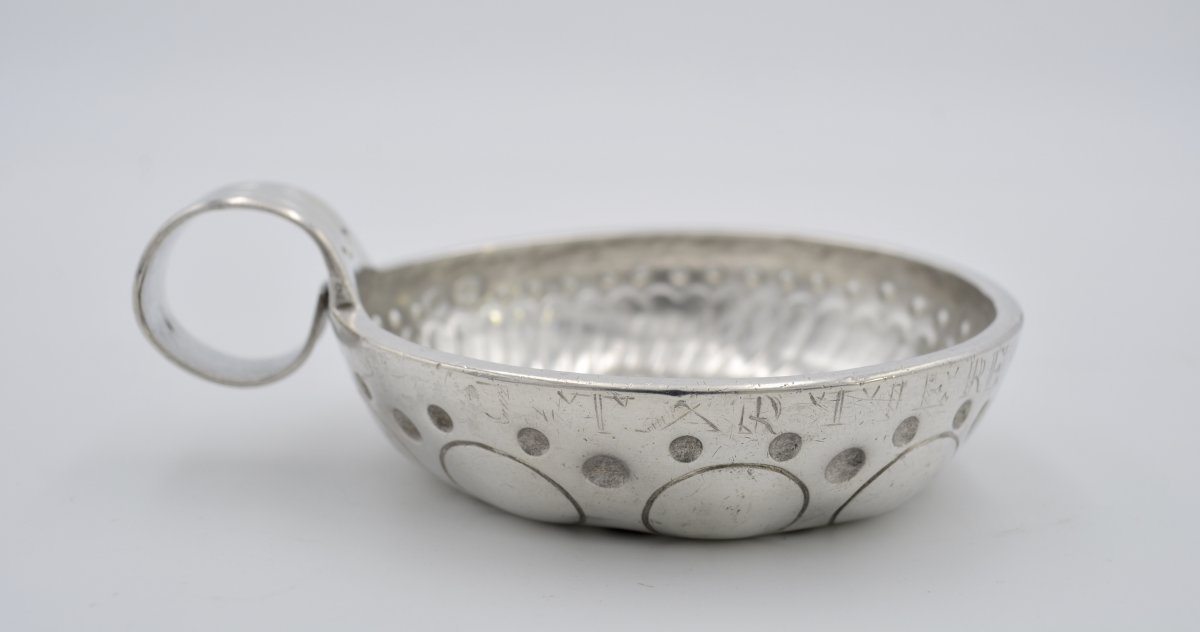 Tasse à Vin Taste-vin En Argent France 1798-1809-photo-1