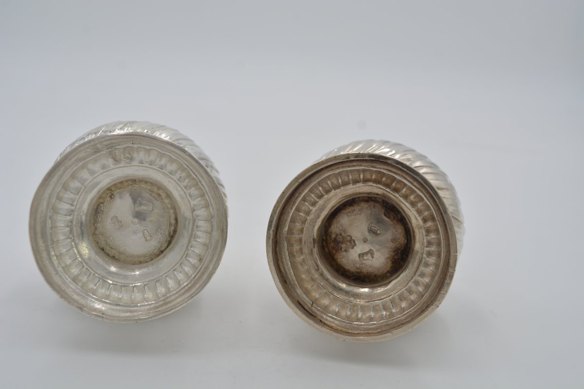 Burettes Liturgiques En Argent , France XVIIIe Siècle Vers 1762-photo-1