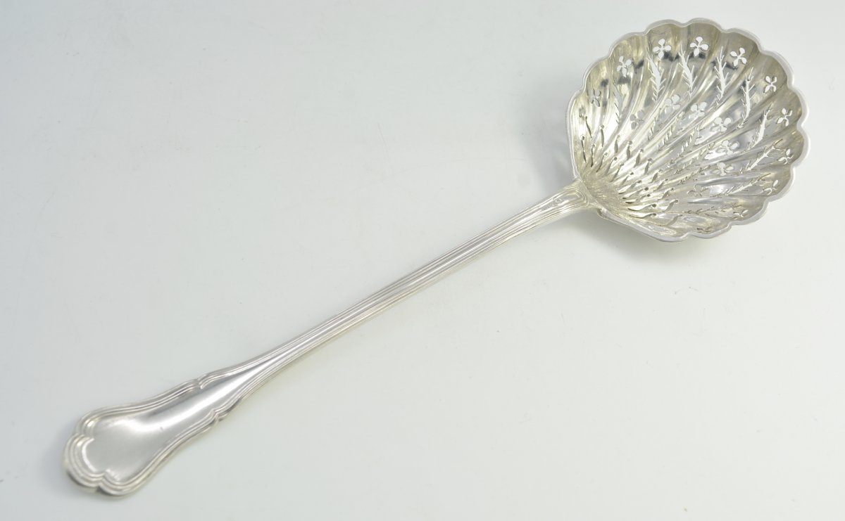 Silver Sprinkle Spoon, France By Pierre-francois Queillé