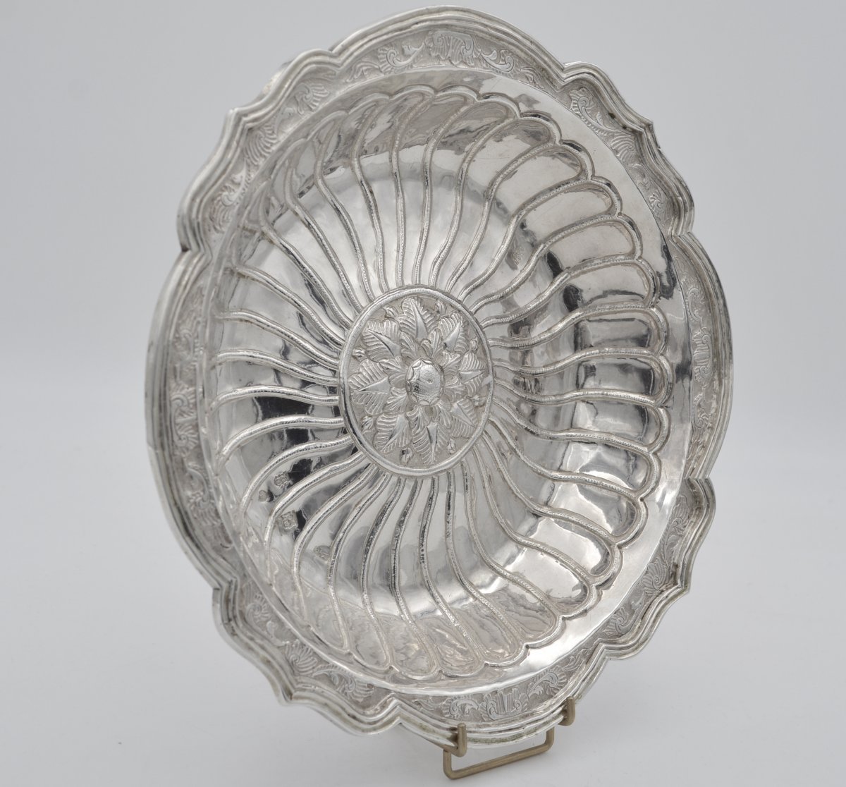 Silver Bowl, Mexico Eighteenth Century By Diego Gonzales De La Cueva-photo-4