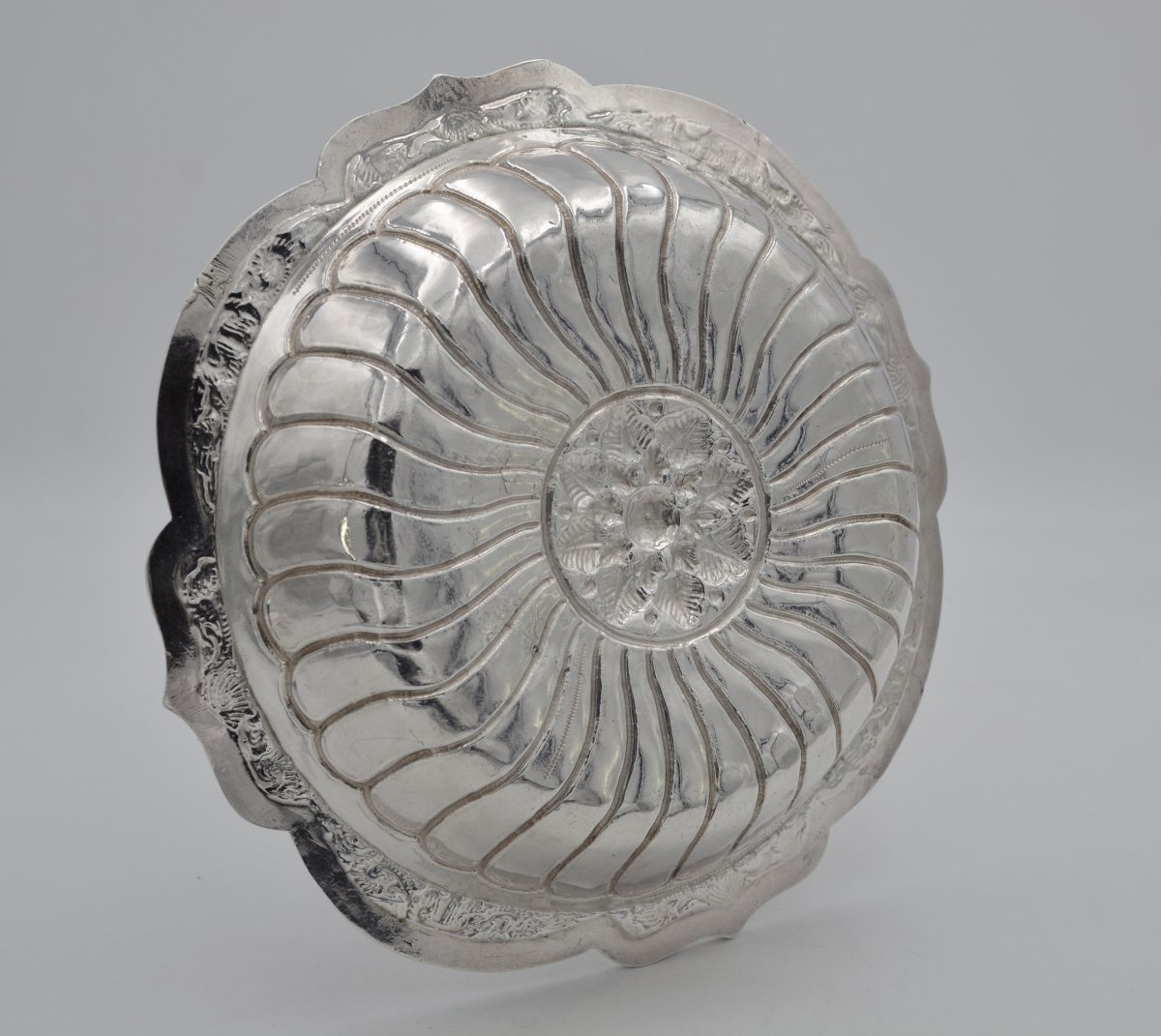 Silver Bowl, Mexico Eighteenth Century By Diego Gonzales De La Cueva-photo-8