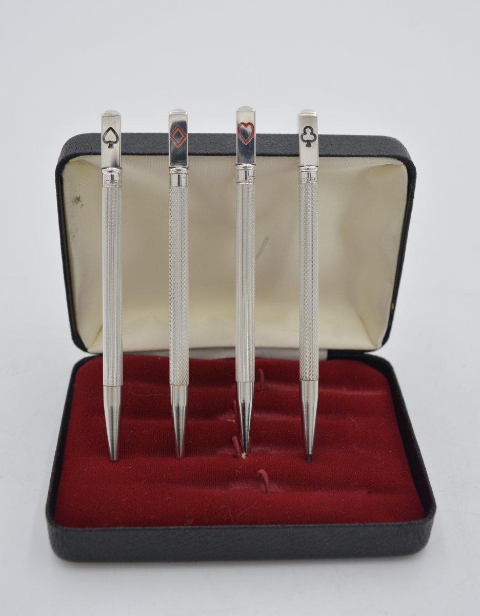 Silver Mechanical Pencil / Card Games  XX Century -photo-3