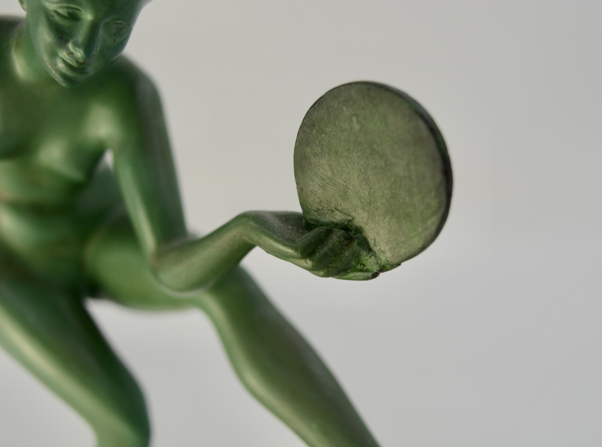 Alexandre Joseph Derenne (xix-xx) Dancer With Cymbals.-photo-5