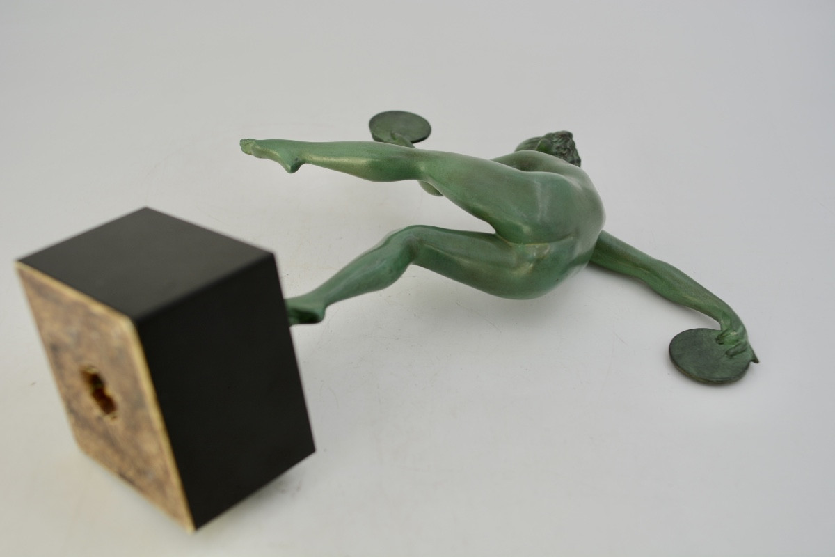 Alexandre Joseph Derenne (xix-xx) Dancer With Cymbals.-photo-8