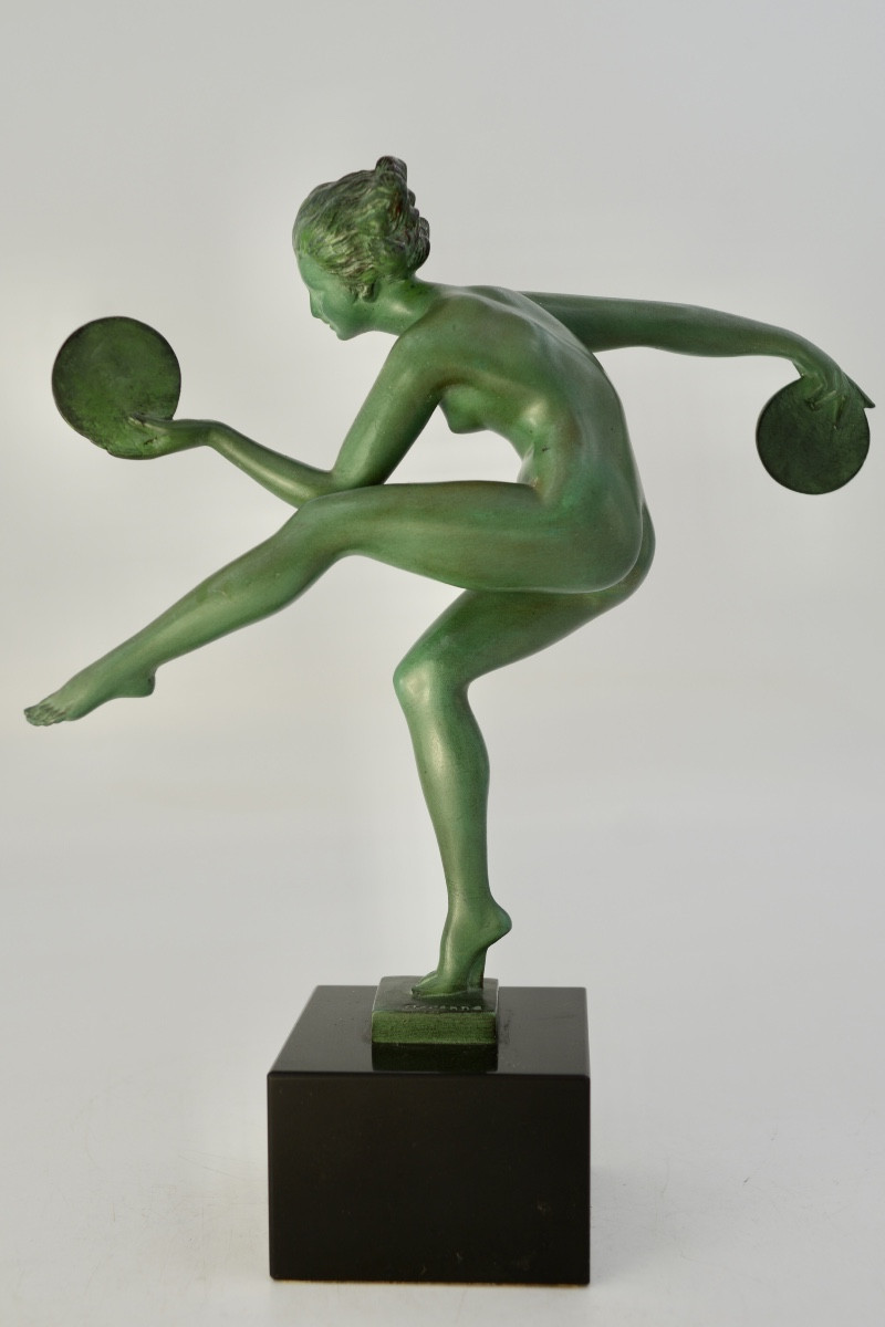 Alexandre Joseph Derenne (xix-xx) Dancer With Cymbals.