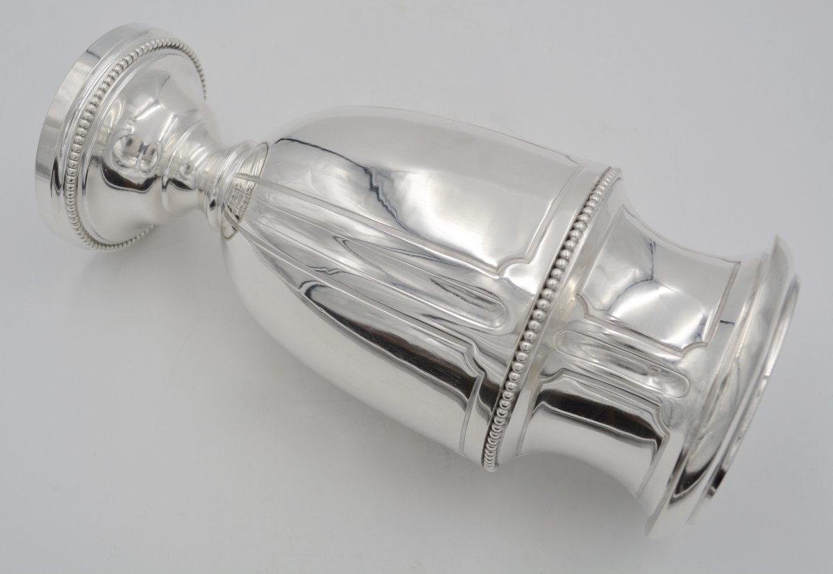 Silver Vase, France XIXth Century By Tetard Frères-photo-4