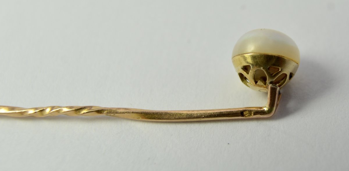 Gold Pin, France Nineteenth Century-photo-4