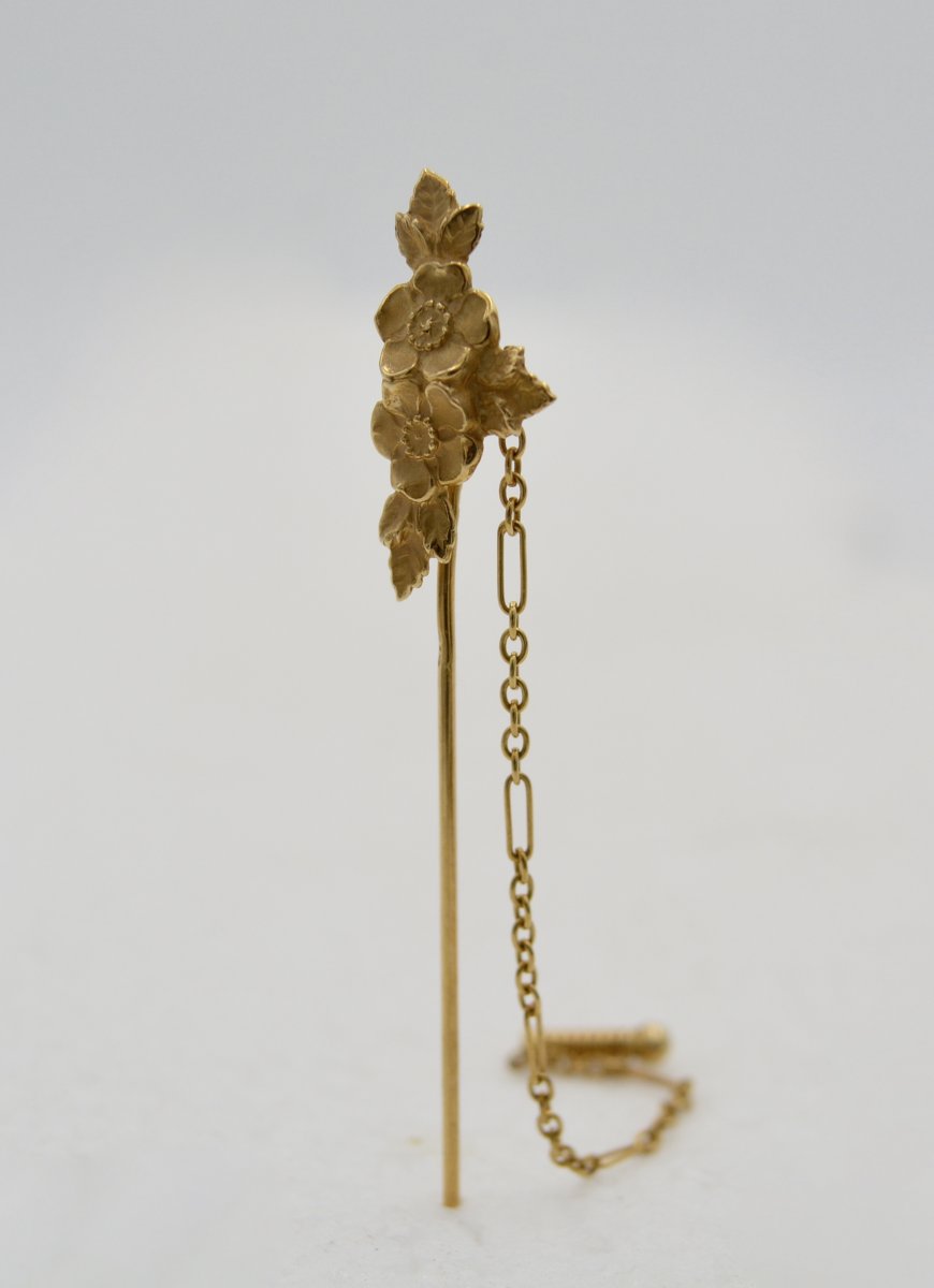 Gold Pin, Bouquet, France Nineteenth Century