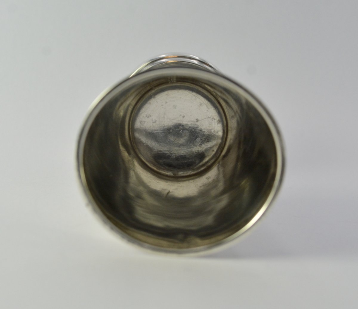 Egg Cup On Silver Pedestal France Circa 1841-photo-3