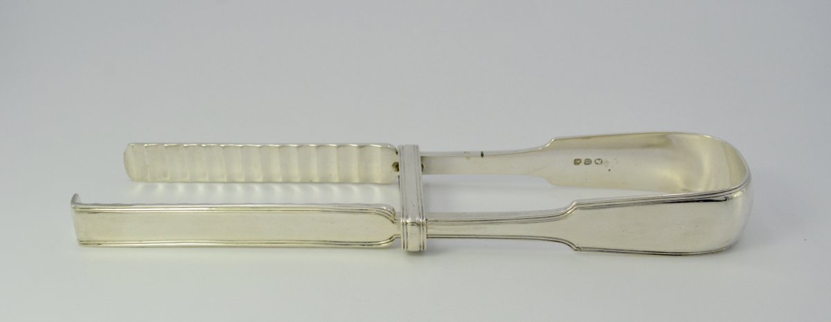 Asparagus Tongs In Silver, United Kingdom Circa 1815