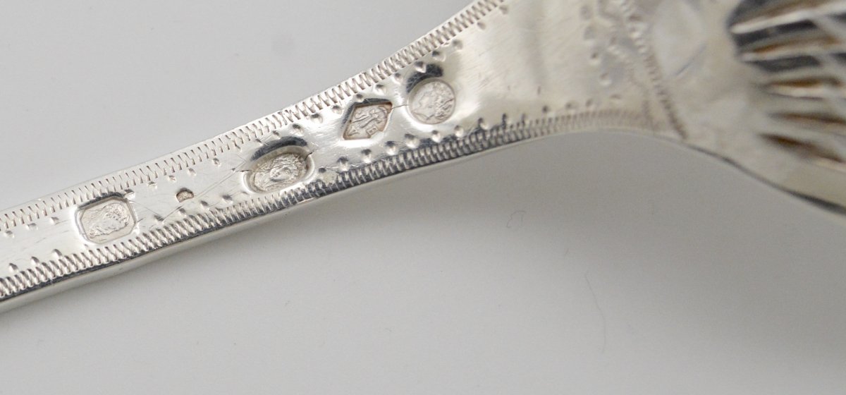 Cuillère à  Saupoudrer  En Argent, France Paris 1819-1838-photo-2