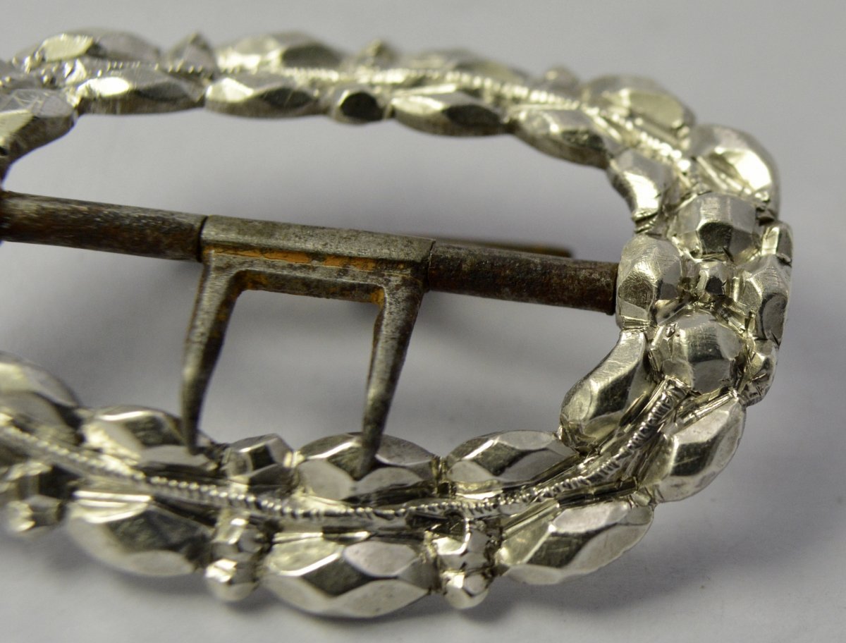 Boucle De Soulier En Argent France Début Du  XIXe Siècle -photo-4