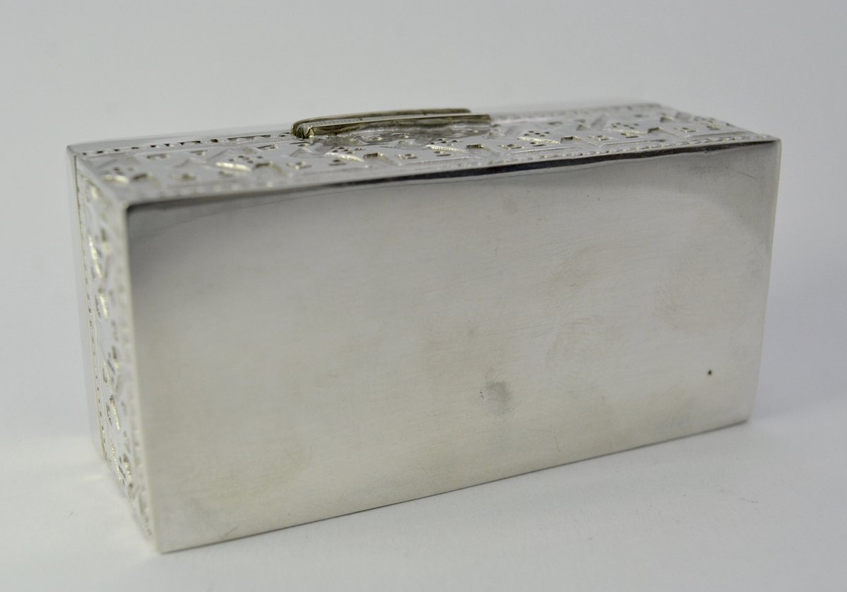 Box In Foreign Silver, 20th Century-photo-4