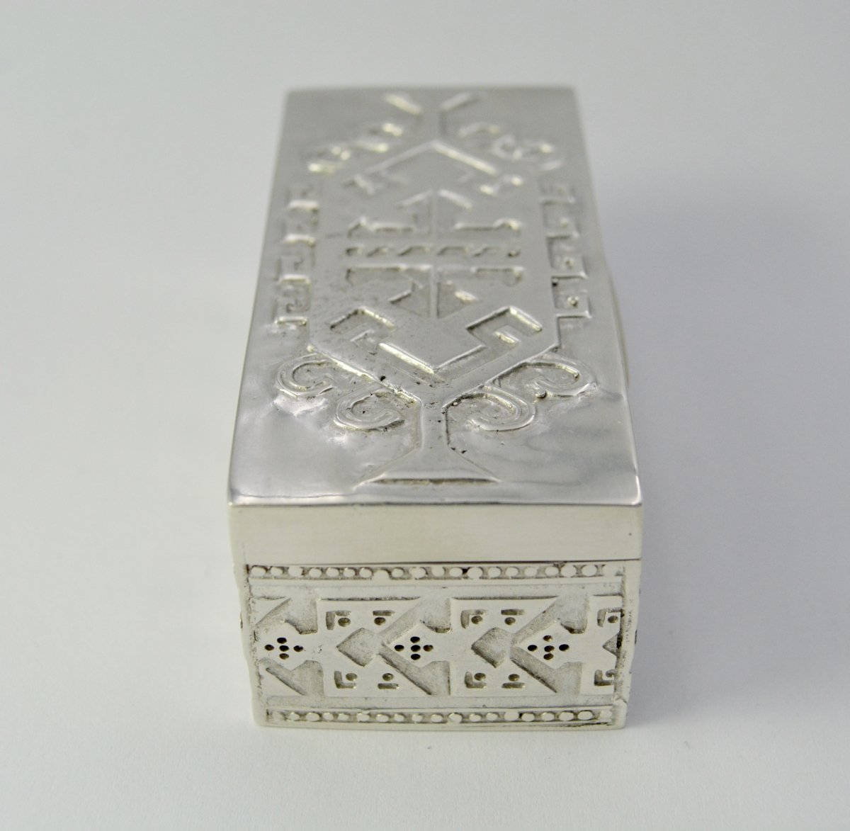 Box In Foreign Silver, 20th Century-photo-2