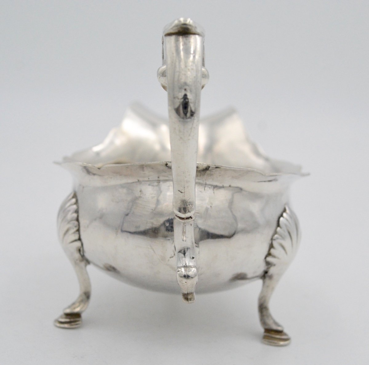 18th Century English Silver Sauce Boat-photo-2